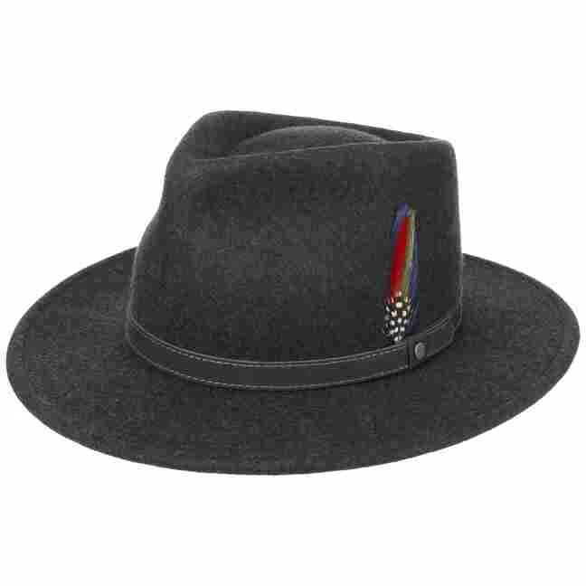 Bendova Fedora Wollfilzhut By Stetson 1 Bendova Fedora Wollfilzhut By Stetson