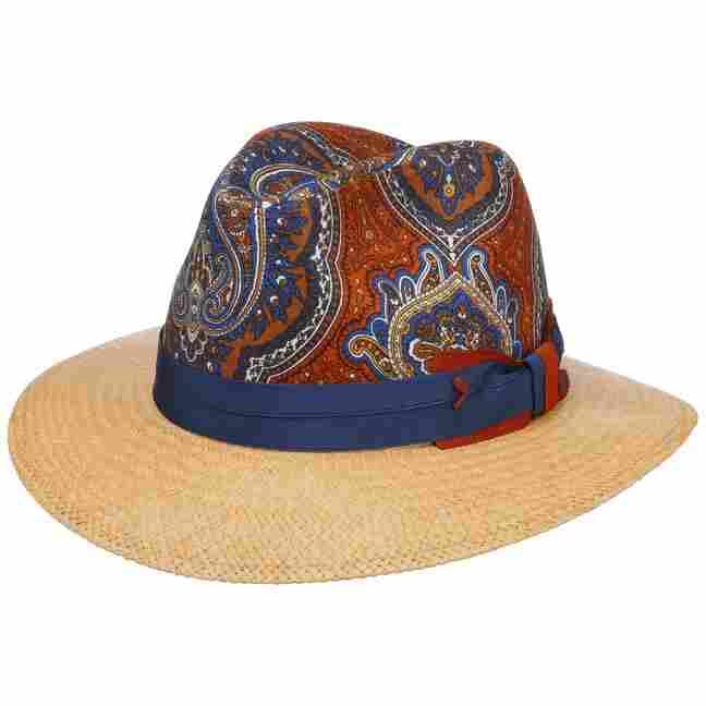 Paisley Crown Panama Sommerhut By Alfonso DEste 1 Paisley Crown Panama Sommerhut By Alfonso DEste