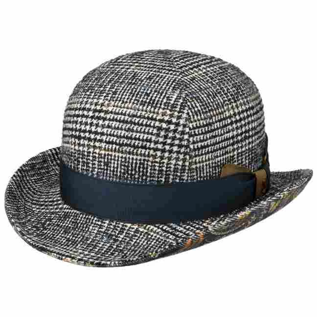 Houndstooth Bowler Melone By Alfonso DEste 1 Houndstooth Bowler Melone By Alfonso DEste