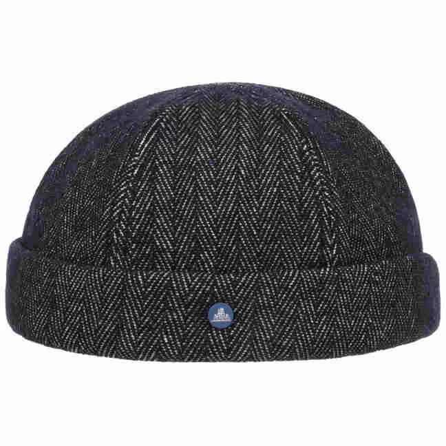 Dark Herringbone Dockercap By Hammaburg 1 Dark Herringbone Dockercap By Hammaburg