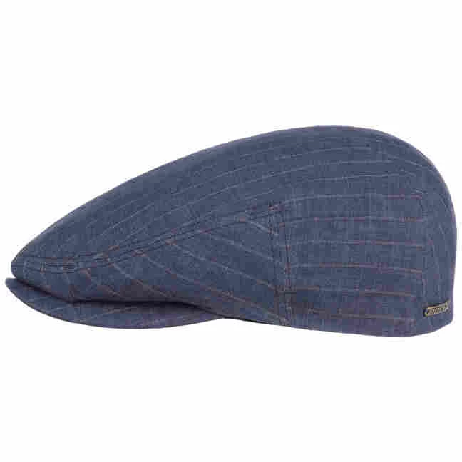 Kent Striped Linen Schirmmütze By Stetson 1 Kent Striped Linen Schirmmütze By Stetson