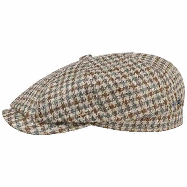 Hatteras Tricolour Houndstooth Mütze By Stetson 1 Hatteras Tricolour Houndstooth Mütze By Stetson