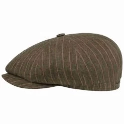 Hatteras Striped Linen Schirmmütze By Stetson