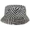 Faux Fur Bucket Herringbone Stoffhut By Kangol