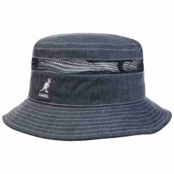 Distressed Cotton Mesh Bucket Fischerhut By Kangol