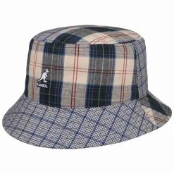 Plaid Mashup Bucket Stoffhut By Kangol