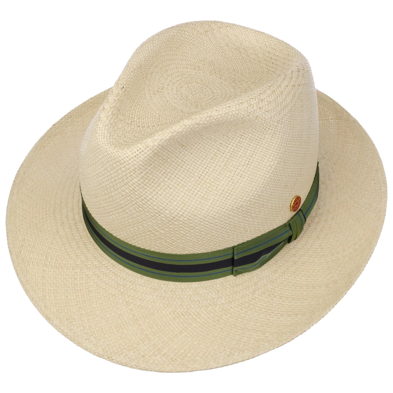 Albenga Green Stripes Panamastrohhut By Mayser 2 Albenga Green Stripes Panamastrohhut By Mayser - Image 2