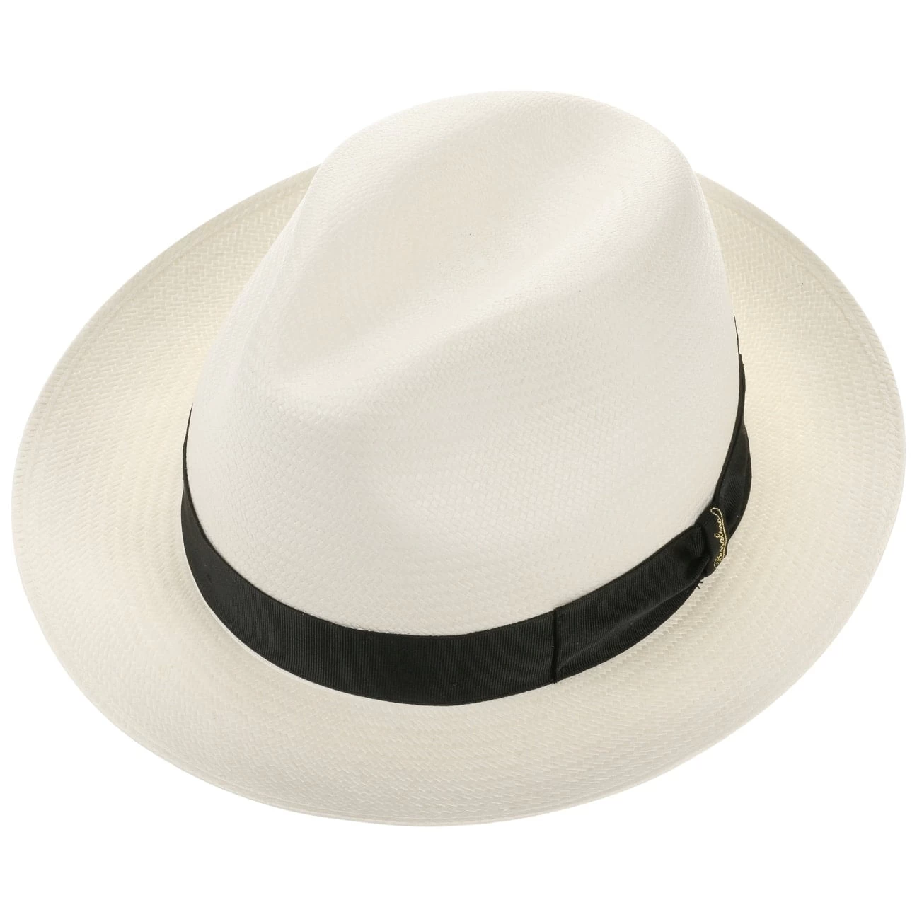 Black Trim Small Panama Hut By Borsalino 2 Black Trim Small Panama Hut By Borsalino - Image 2