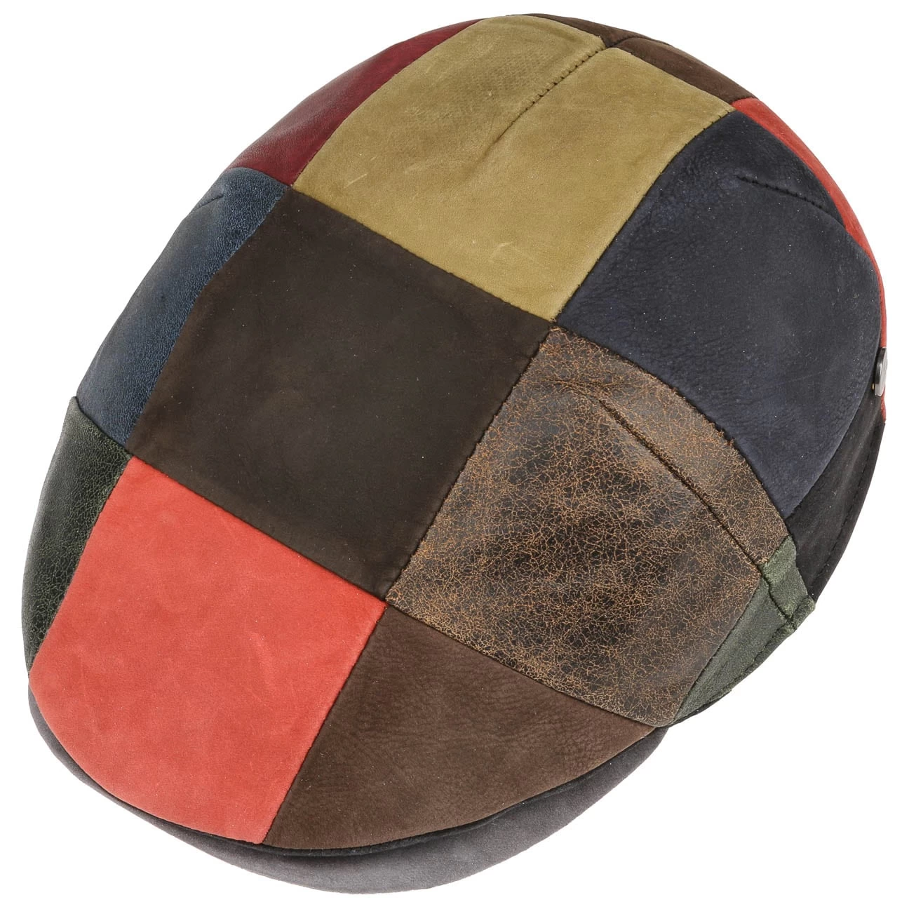 Capri Bic Leder Patchwork Schirmmütze By Lierys 2 Capri Bic Leder Patchwork Schirmmütze By Lierys - Image 2