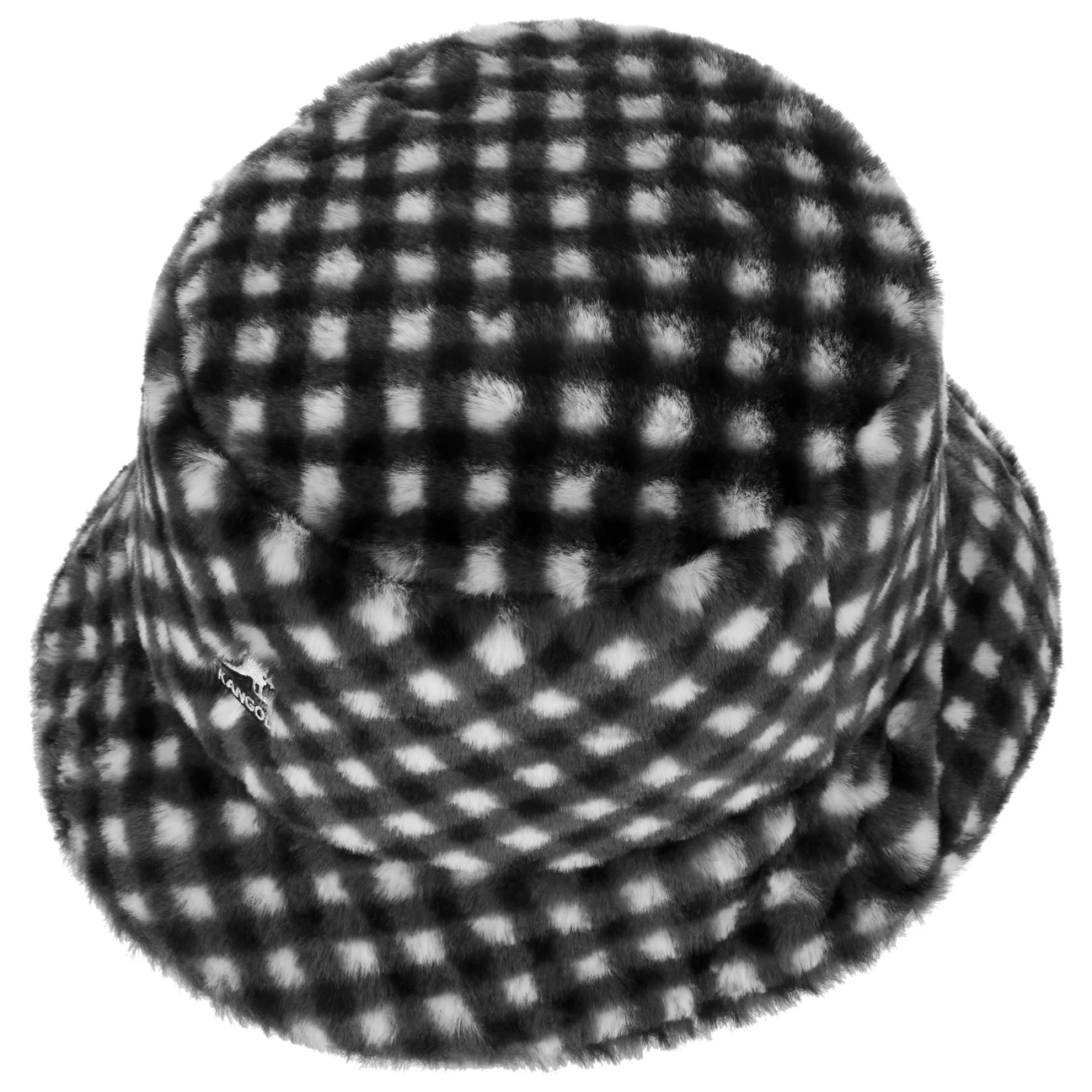 Faux Fur Check Bucket Damenhut By Kangol 2 Faux Fur Check Bucket Damenhut By Kangol – Bild 2