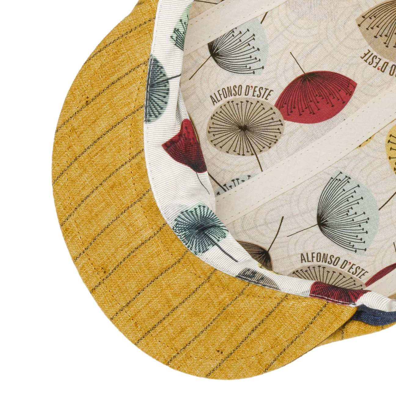 Leinen Stripes Schirmmütze By Alfonso DEste 3 Leinen Stripes Schirmmütze By Alfonso DEste - Image 3