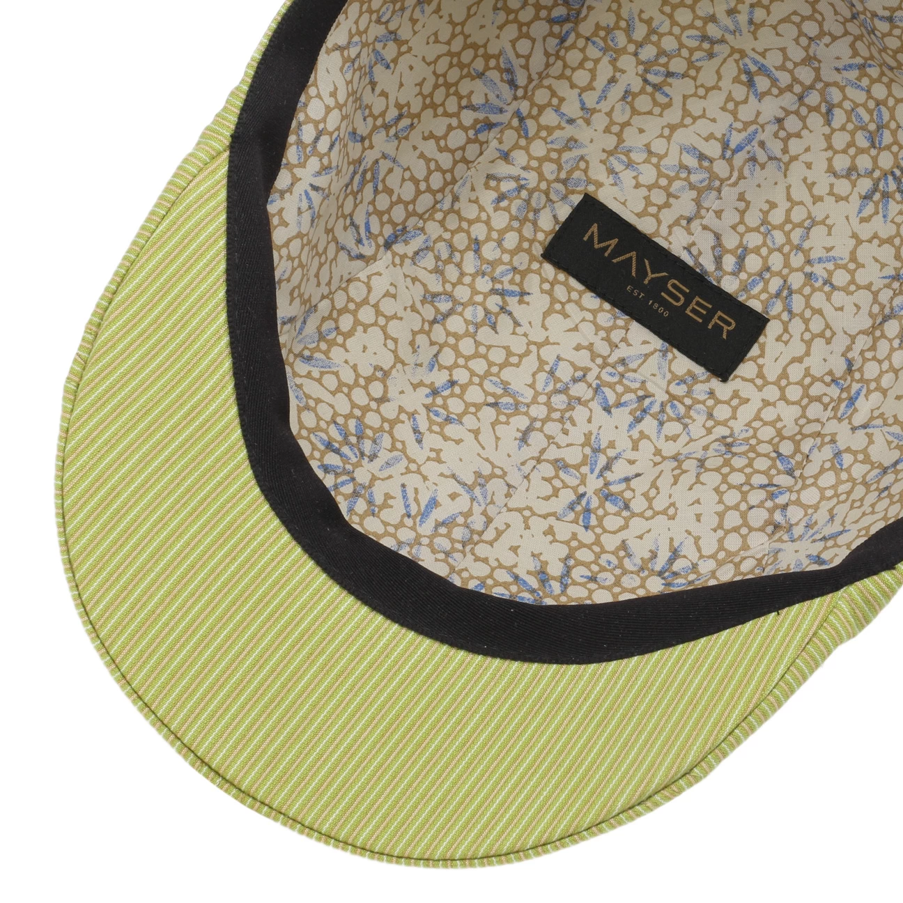 Stripe Cotton Mix Schirmmütze By Mayser 3 Stripe Cotton Mix Schirmmütze By Mayser - Image 3