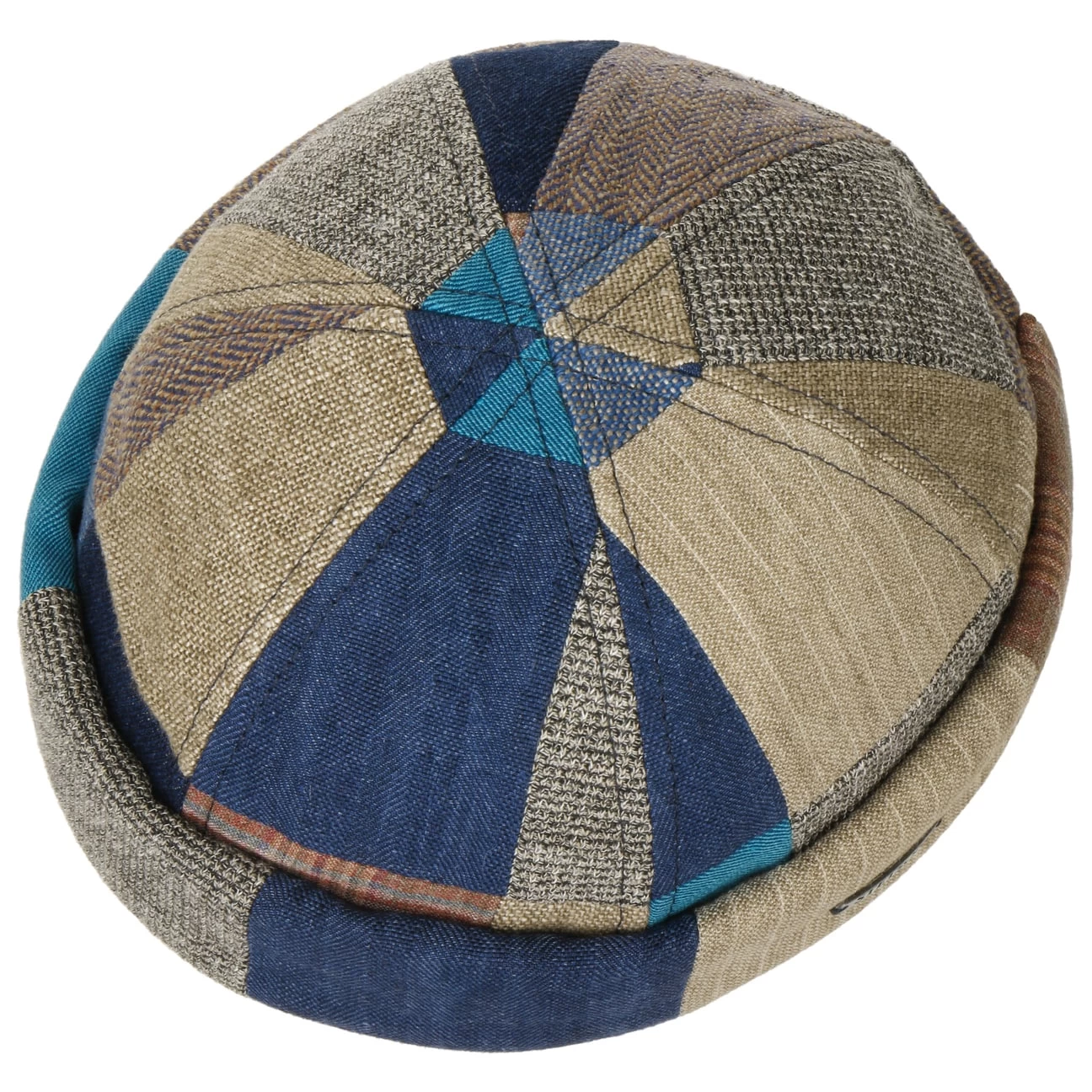 Summer Patchwork Dockercap By Stetson 2 Summer Patchwork Dockercap By Stetson - Image 2