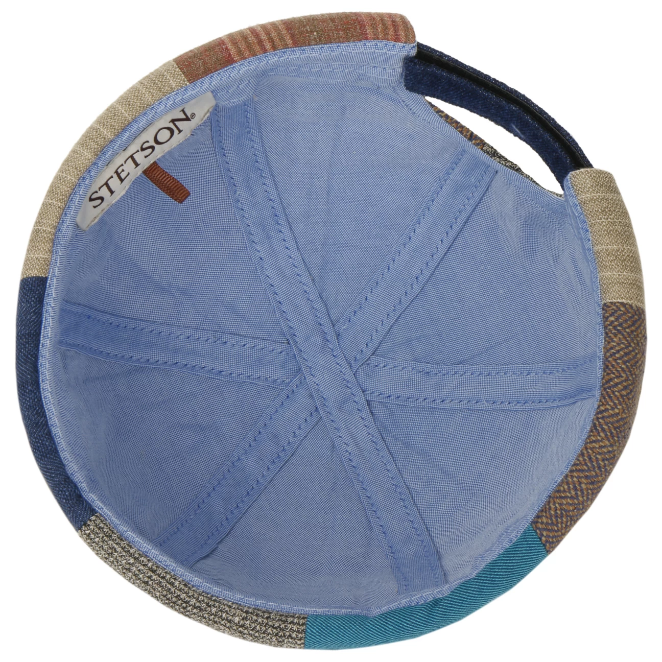 Summer Patchwork Dockercap By Stetson 3 Summer Patchwork Dockercap By Stetson - Image 3