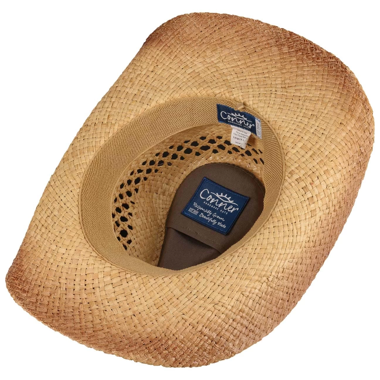 Tex Western Raffiastrohhut By Conner 3 Tex Western Raffiastrohhut By Conner - Image 3